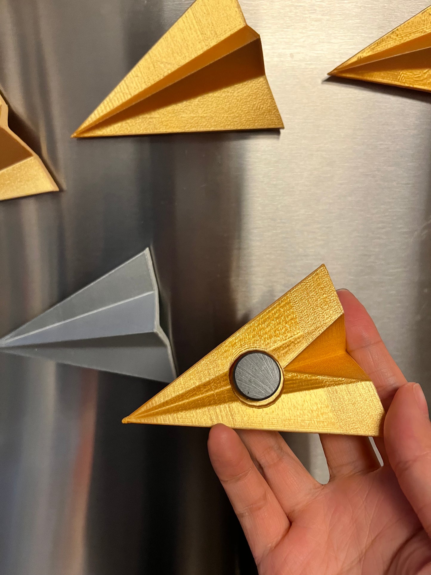 Paper Plane magnet, Fridge Magnet, Kitchen Decor, Paper Airplane, Home Decor, Aviation decor, Minimalist, Aeroplanes, Christmas Gift - Meow3D