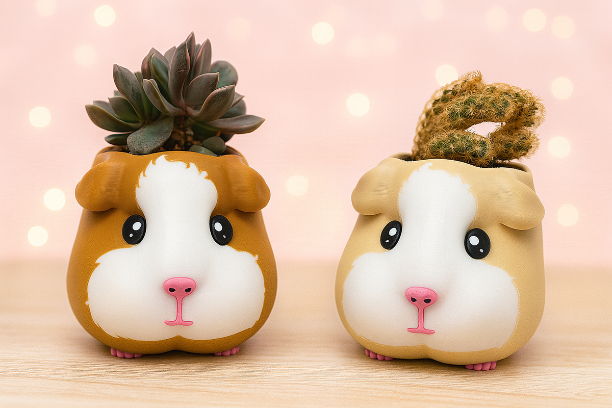 Guinea Pig Planter – Cute Animal Succulent Pot, Gift for Pet Lovers, Pet Memorial & Pet Loss Gift