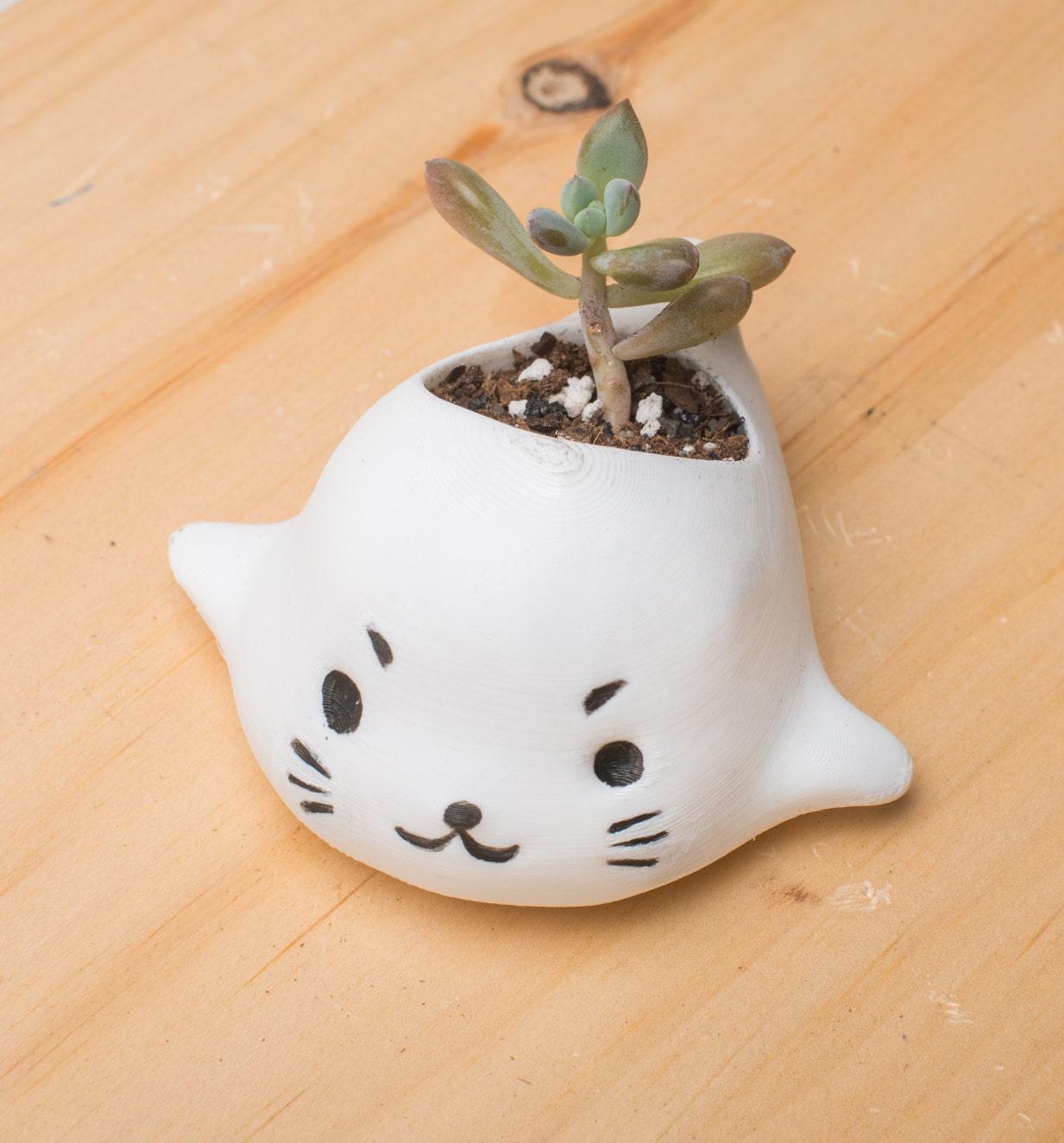Seal planter Seal Decor Office Decor Home Office Animal