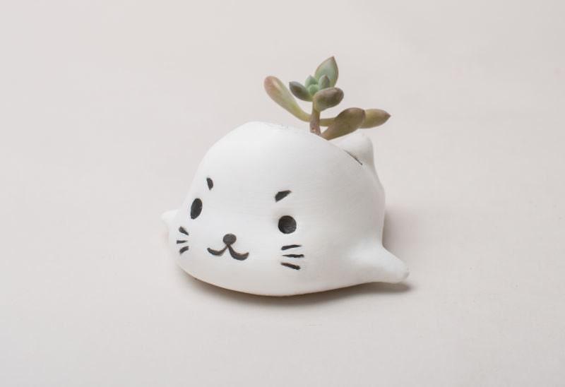 Seal planter Seal Decor Office Decor Home Office Animal