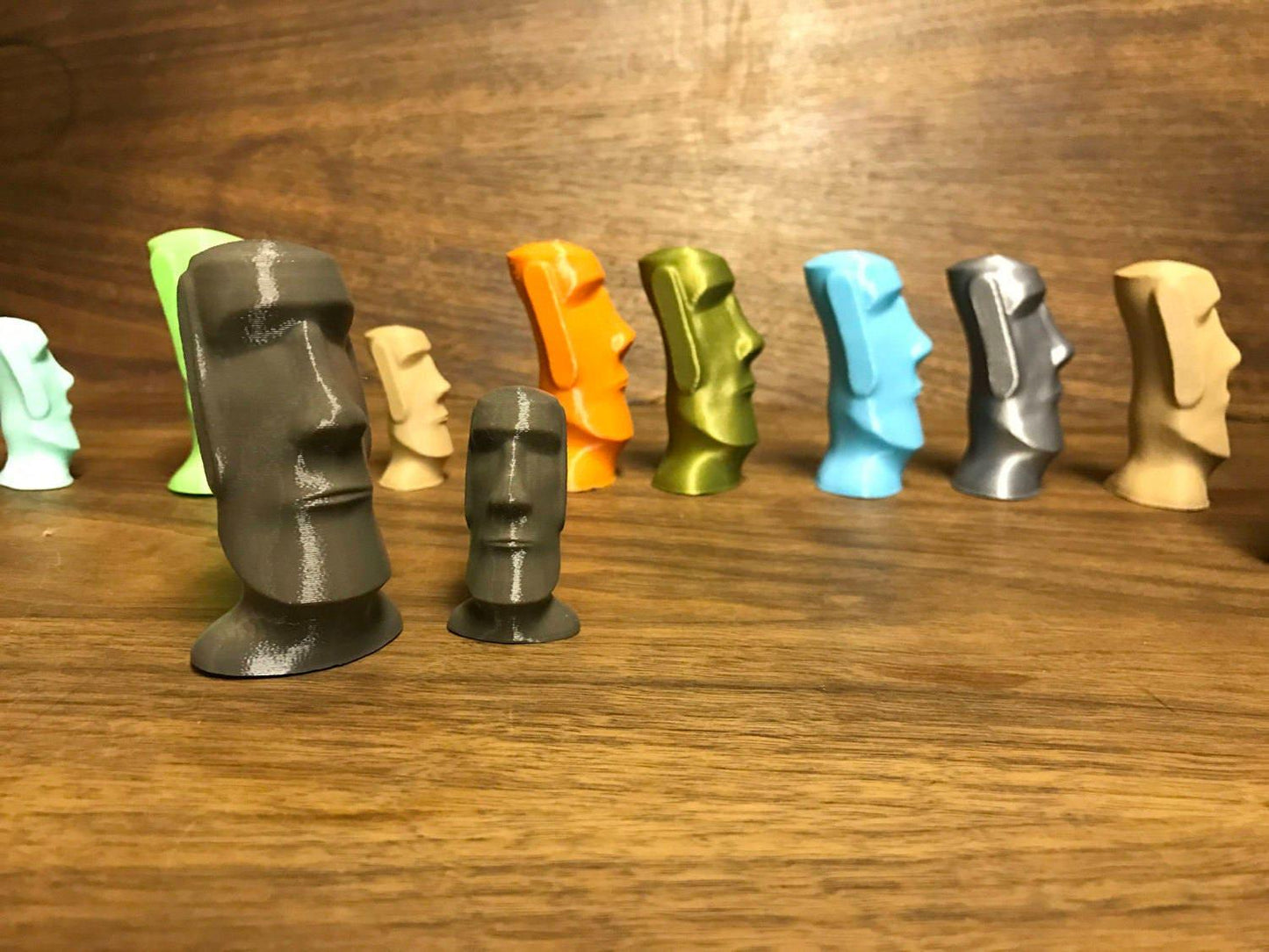 Moai Statue, Christmas Gift, Dad Gift, Easter Island, Home decor, Office, Desk, Statue, Miniature, Cute, Fun, Geek, History, Nature - Meow3D