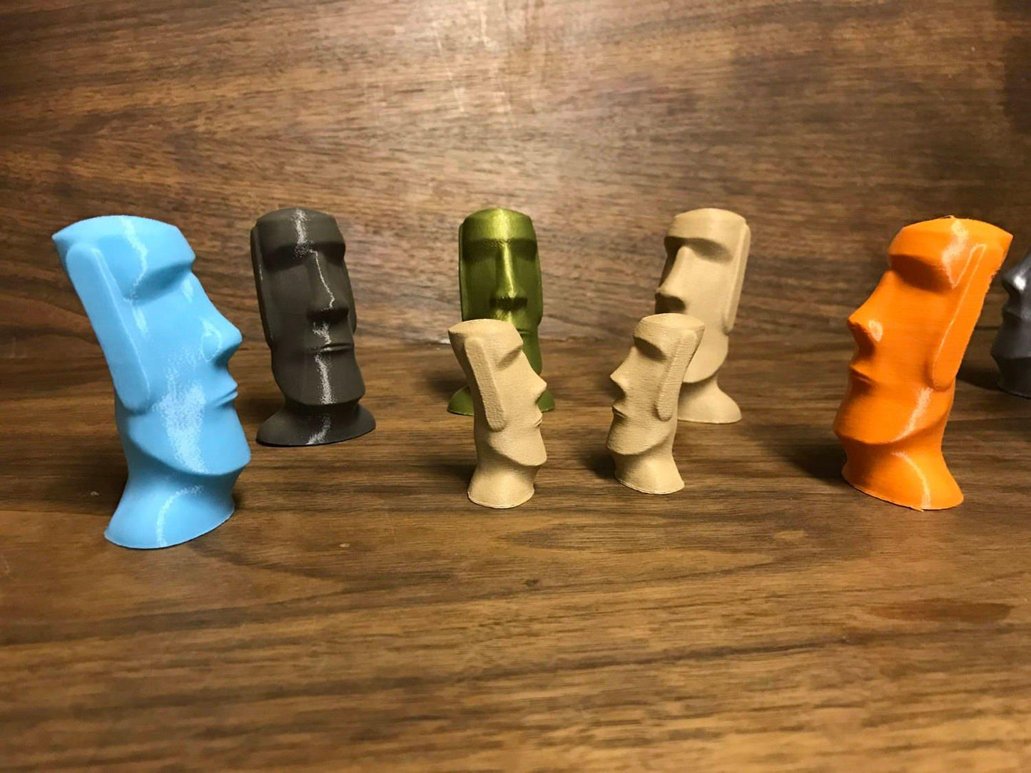 Moai Statue, Christmas Gift, Dad Gift, Easter Island, Home decor, Office, Desk, Statue, Miniature, Cute, Fun, Geek, History, Nature - Meow3D