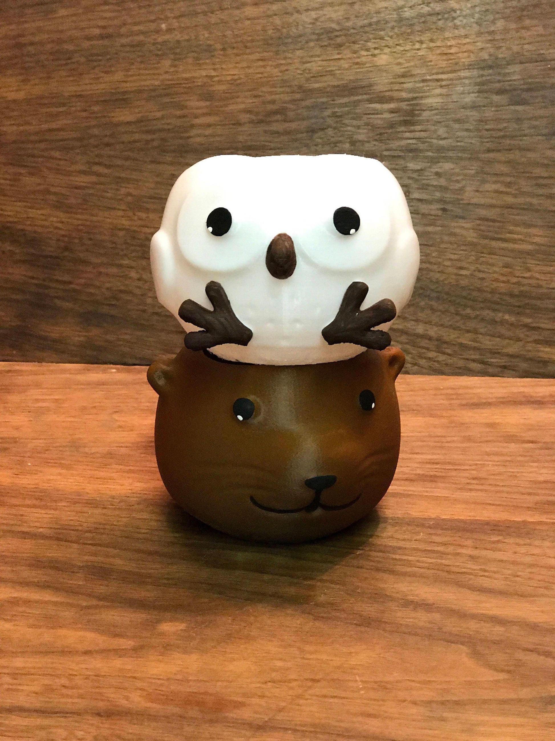 Otter planter, Fathers Day Gift Office Decor, otter gift, Dads Gift, Holiday Gift, otters, sea otter, Husband Gift - Meow3D