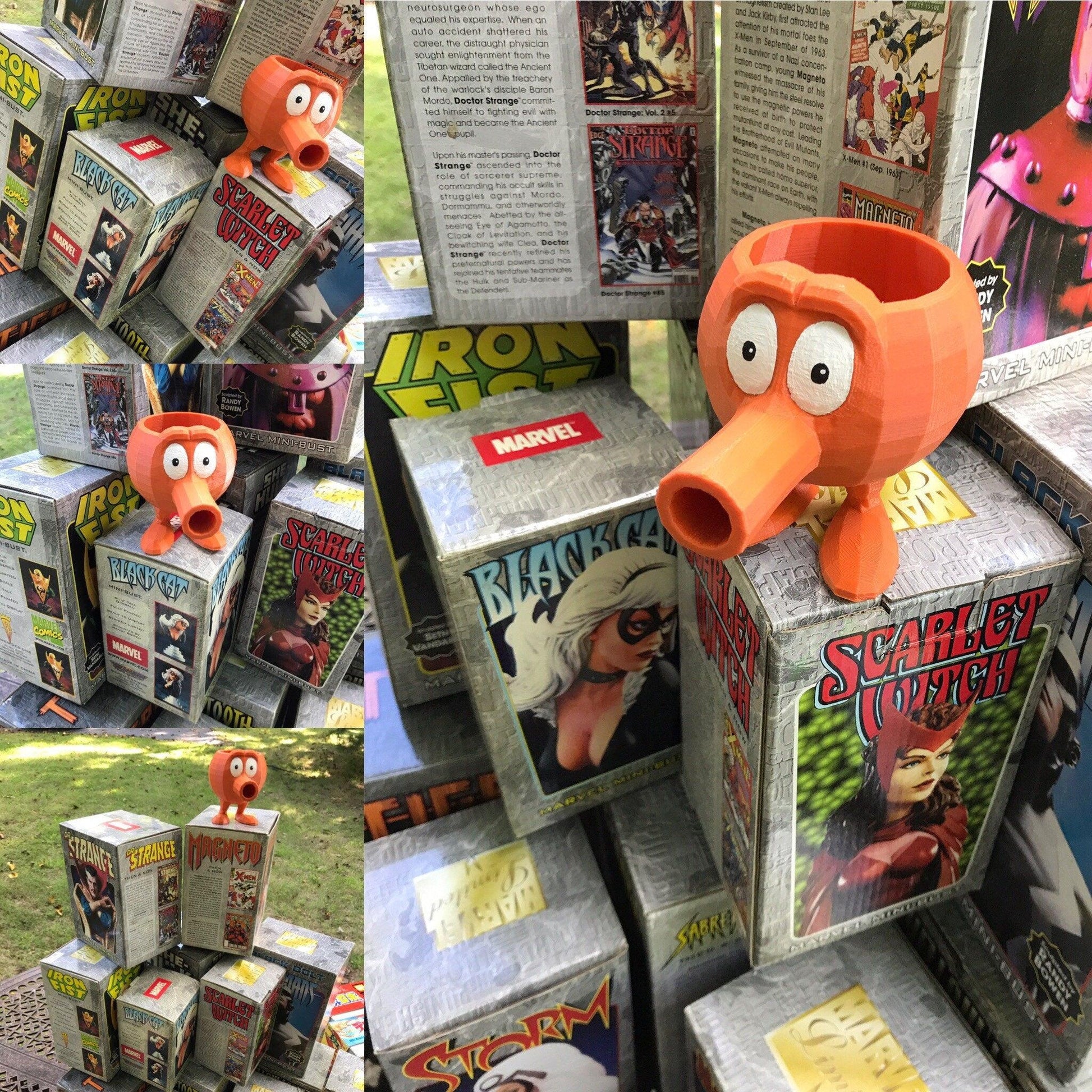Q bert planter, Father's Day Gifts, q bert, Office decor, video game, game, gift, husband gift, Holiday Gift - Meow3D