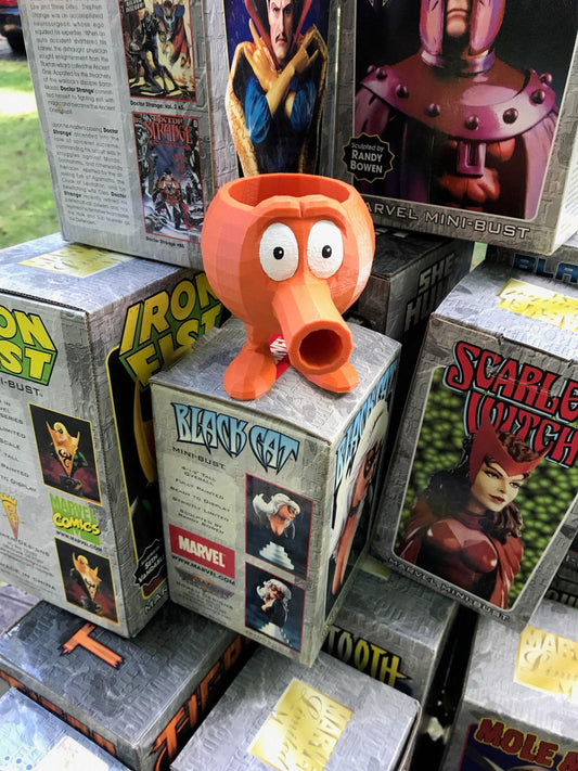 Q bert planter, Father's Day Gifts, q bert, Office decor, video game, game, gift, husband gift, Holiday Gift - Meow3D