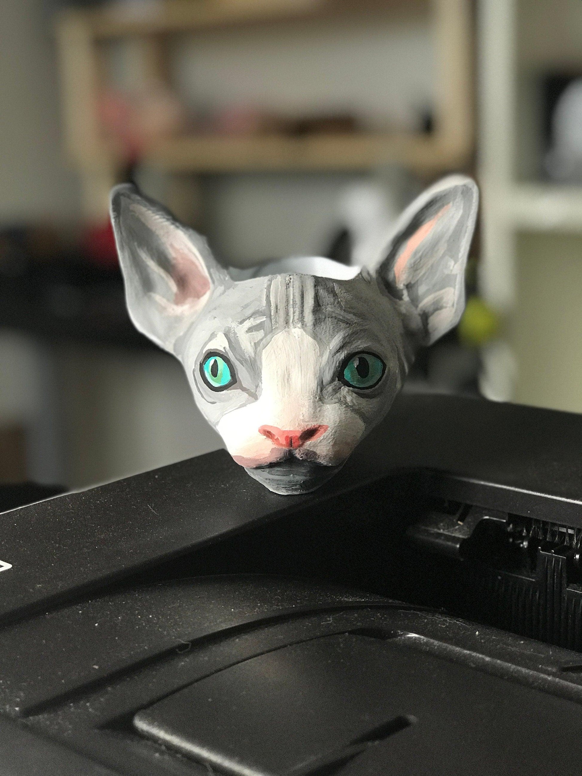 custom sphynx cat planter cat gift - 4