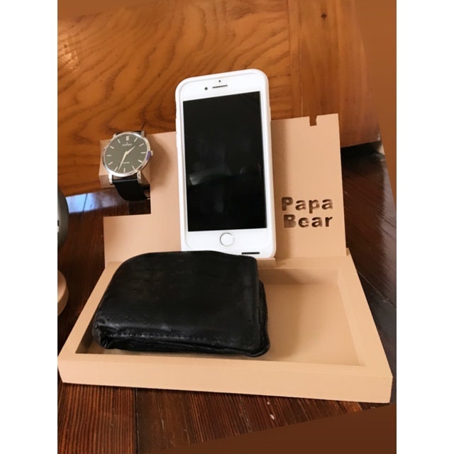 Docking Station, Iphone, wallet, organizer, Meow3d, Customize, custom, gift, presents, change, watch - Meow3D
