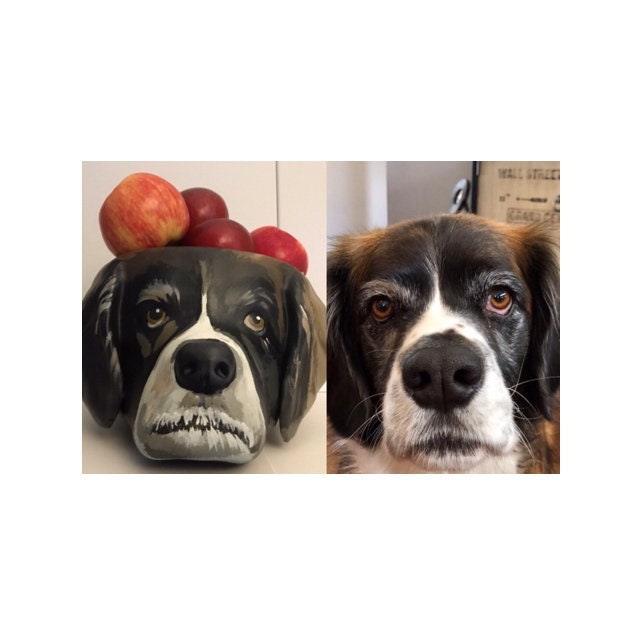 Meow3D Fruit Bowl - 12 inches - Planter - Organizer - Custom Dog - Dog Gift -Dog Lovers gift - Meow3D