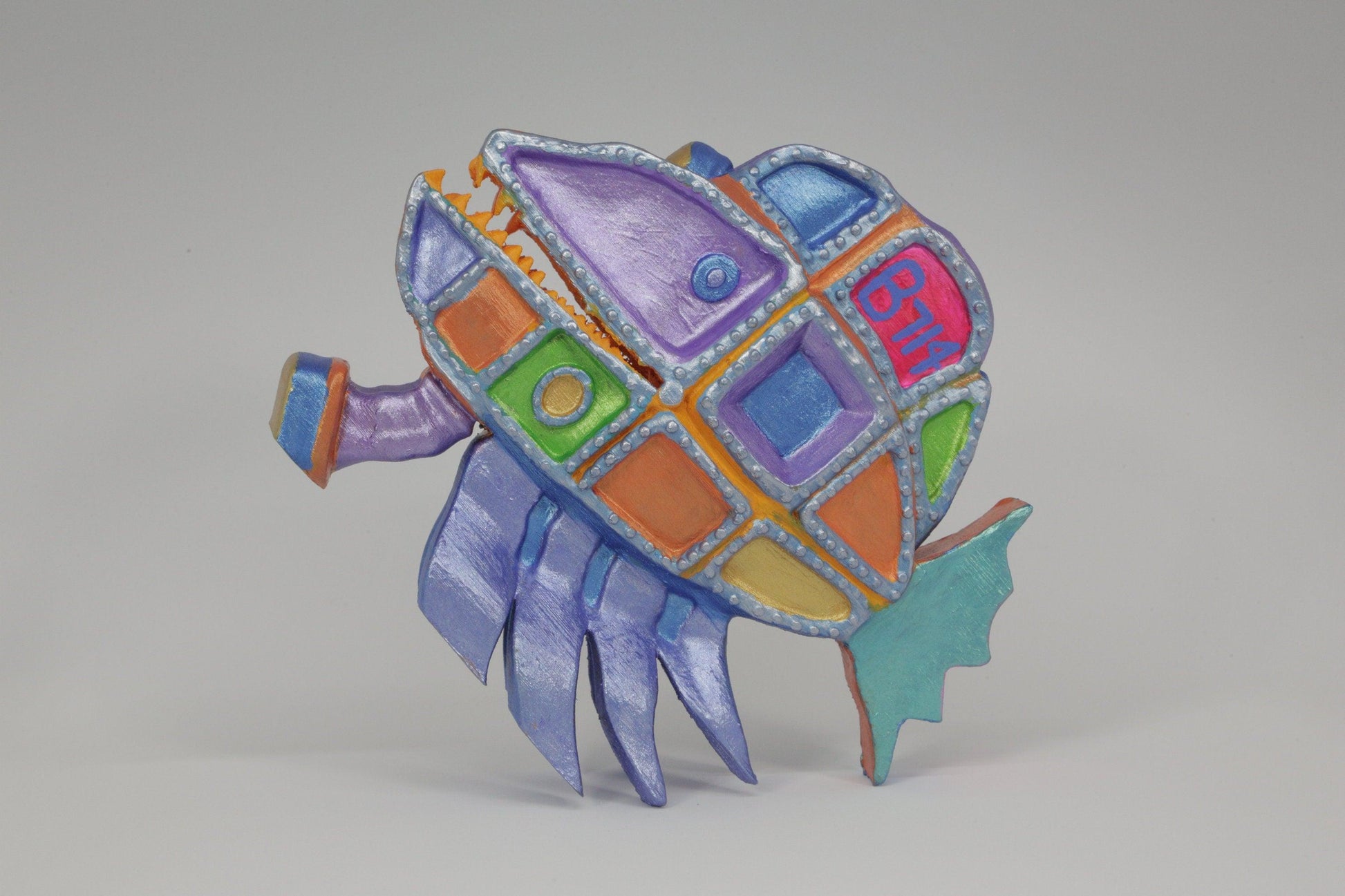 Mechano Fish - Collectors edition - Baston X Meow3D prototype - limited edition art - steampunk - fish - Baston714 - Meow3D