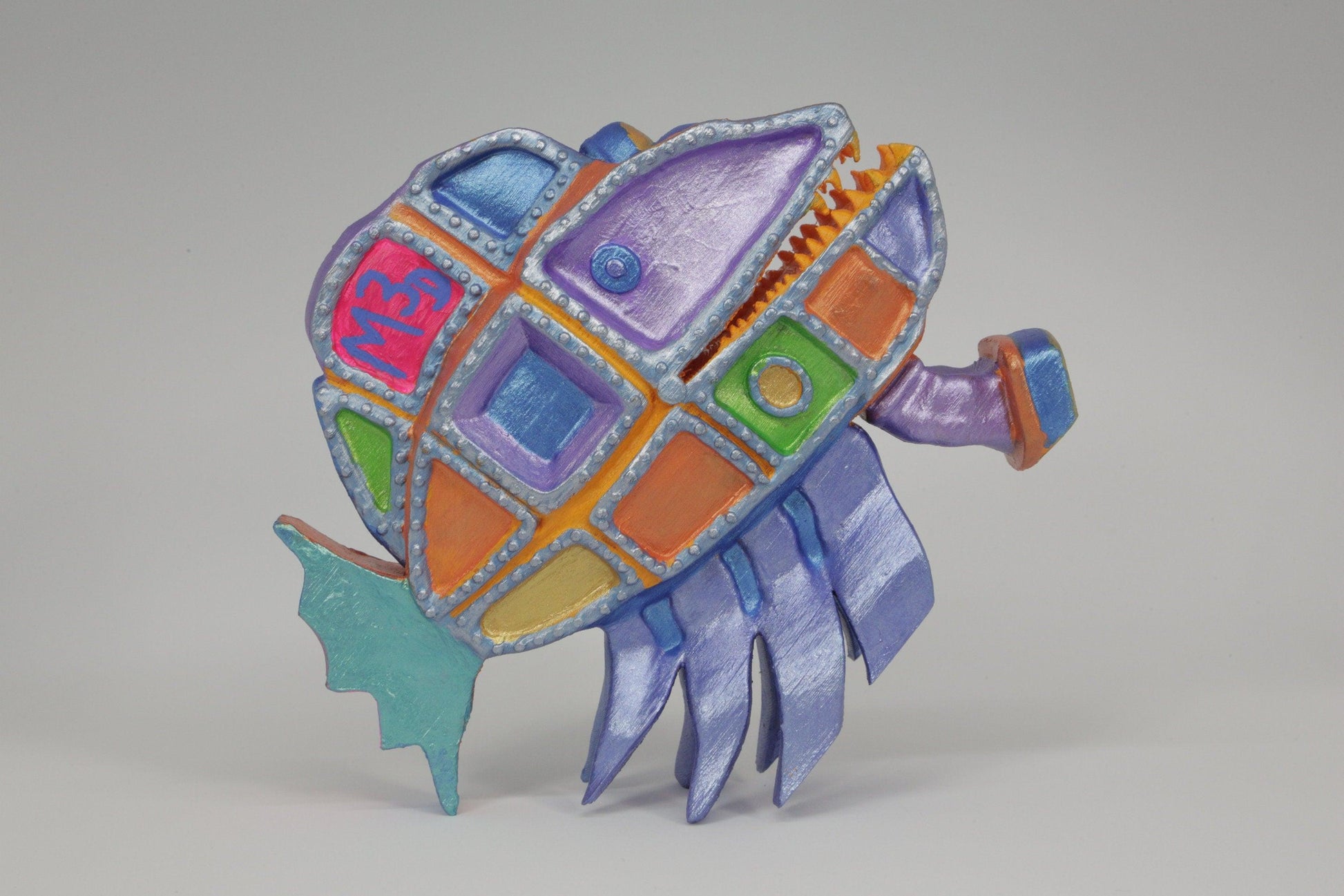 Mechano Fish - Collectors edition - Baston X Meow3D prototype - limited edition art - steampunk - fish - Baston714 - Meow3D
