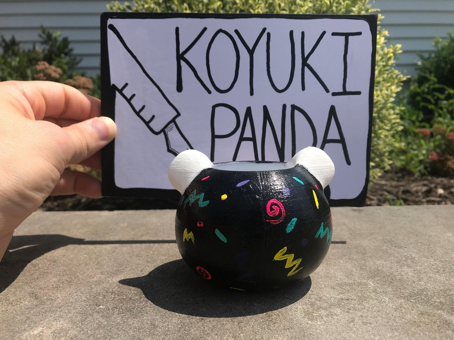 meow3d panda planter - 3