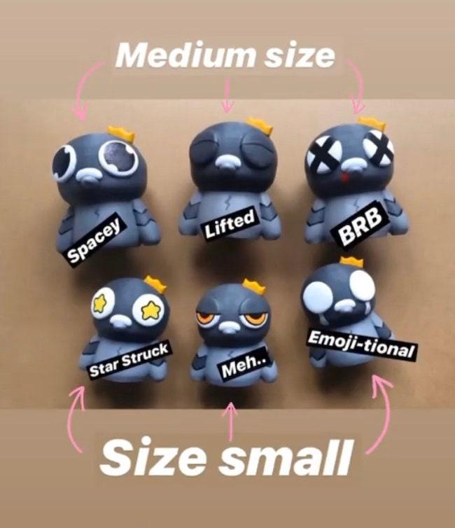 Zero Productivity x Meow3D - PJ - Pigeon - Birds - art - graffiti - gift - cute - - Meow3D