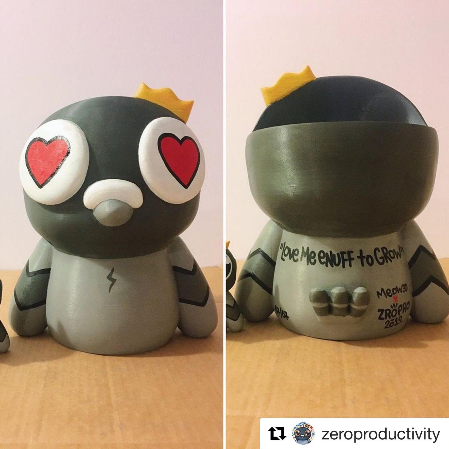 Zero Productivity x Meow3D - PJ - Pigeon - Birds - art - graffiti - gift - cute - - Meow3D