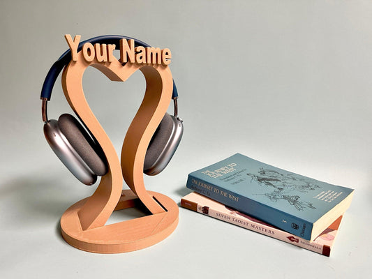 Custom headphone stand, Father's Day Gift, Personalized gifts, Gamer gifts, Tech Accessory, Love, Gifts for men, Husband Gift, DJ Gift, Game tag - Meow3D