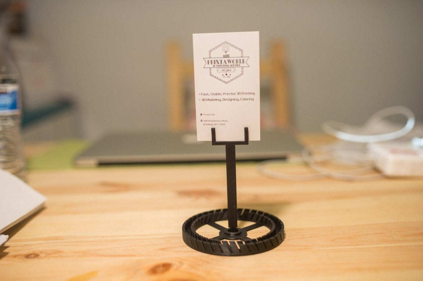 business card stander - 1