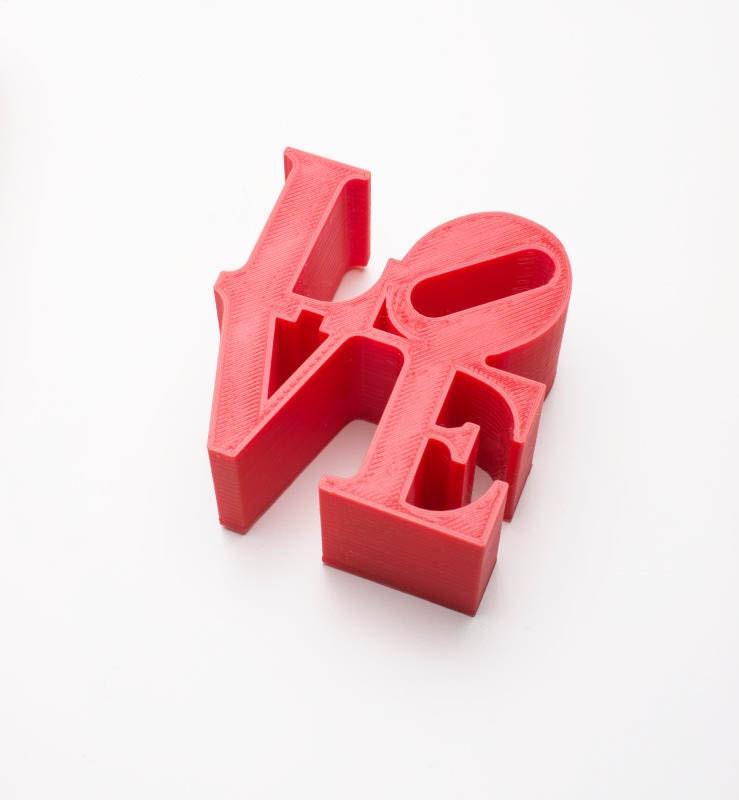 Personalize 3D Printed LOVE Sculpture, Mothers Day Gift, Love, Anniversary, Wedding Gift, Womens Gift - Meow3D