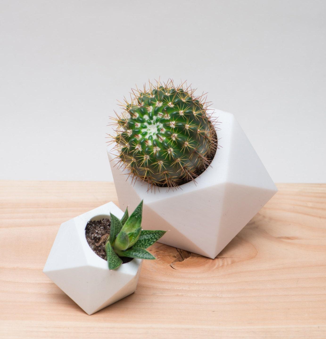 Hexagon Vase, Geometrical Vase, Hexagon, Planter, modern planter, minimalism, Low poly, home decor, mothers day gifts, Wedding, decor - Meow3D