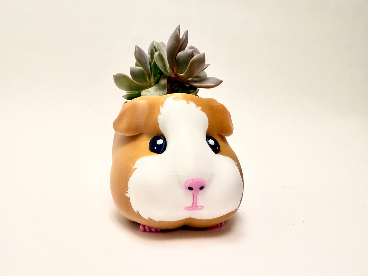 Guinea Pig Planter – Cute Animal Succulent Pot, Gift for Pet Lovers, Pet Memorial & Pet Loss Gift