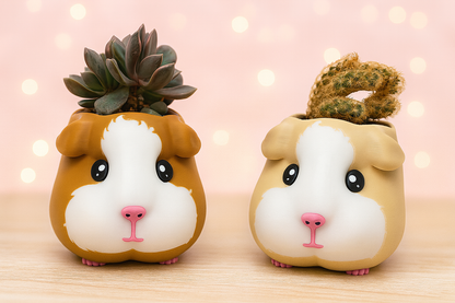 Guinea Pig Planter – Cute Animal Succulent Pot, Gift for Pet Lovers, Pet Memorial & Pet Loss Gift