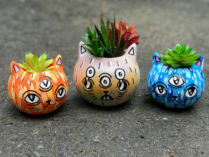 Hiss x Meow3D, Cat Decor, Cats, third eye, art, graffiti, gifts for women - Meow3D