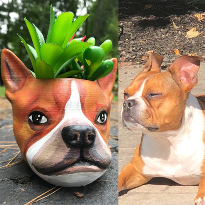 custom dog planter - 3