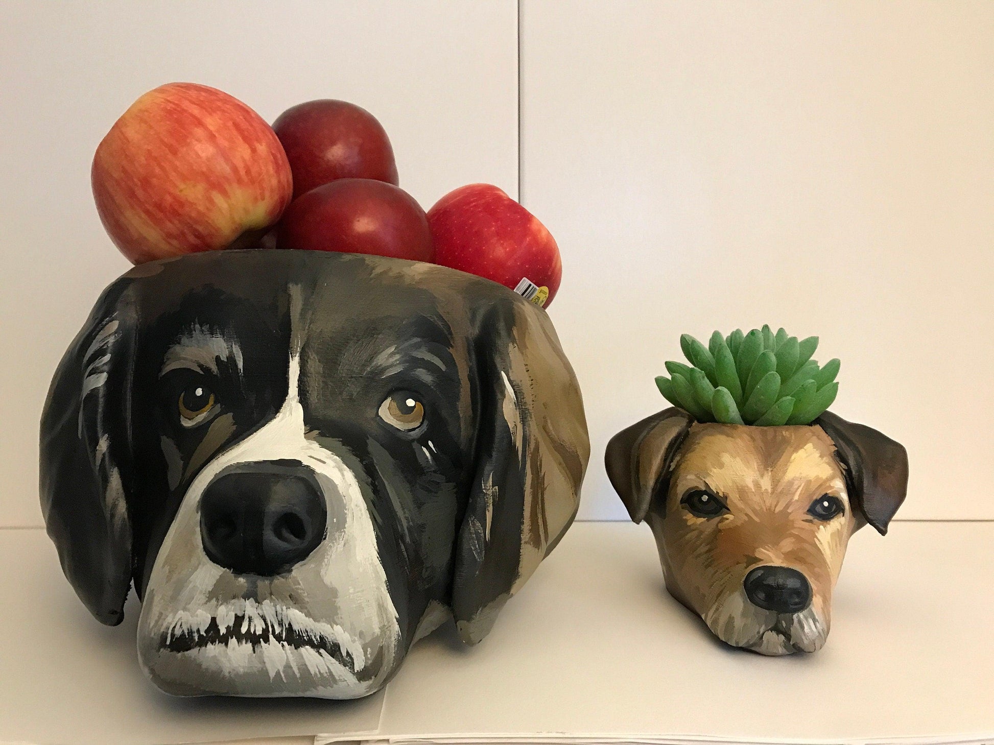 Meow3D Fruit Bowl - 12 inches - Planter - Organizer - Custom Dog - Dog Gift -Dog Lovers gift - Meow3D